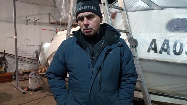 Galia 530 . Усиление транца изнутри. Информация для владельцев