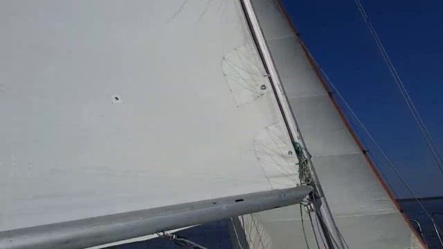 Работа паруса после перекройки и ремонта