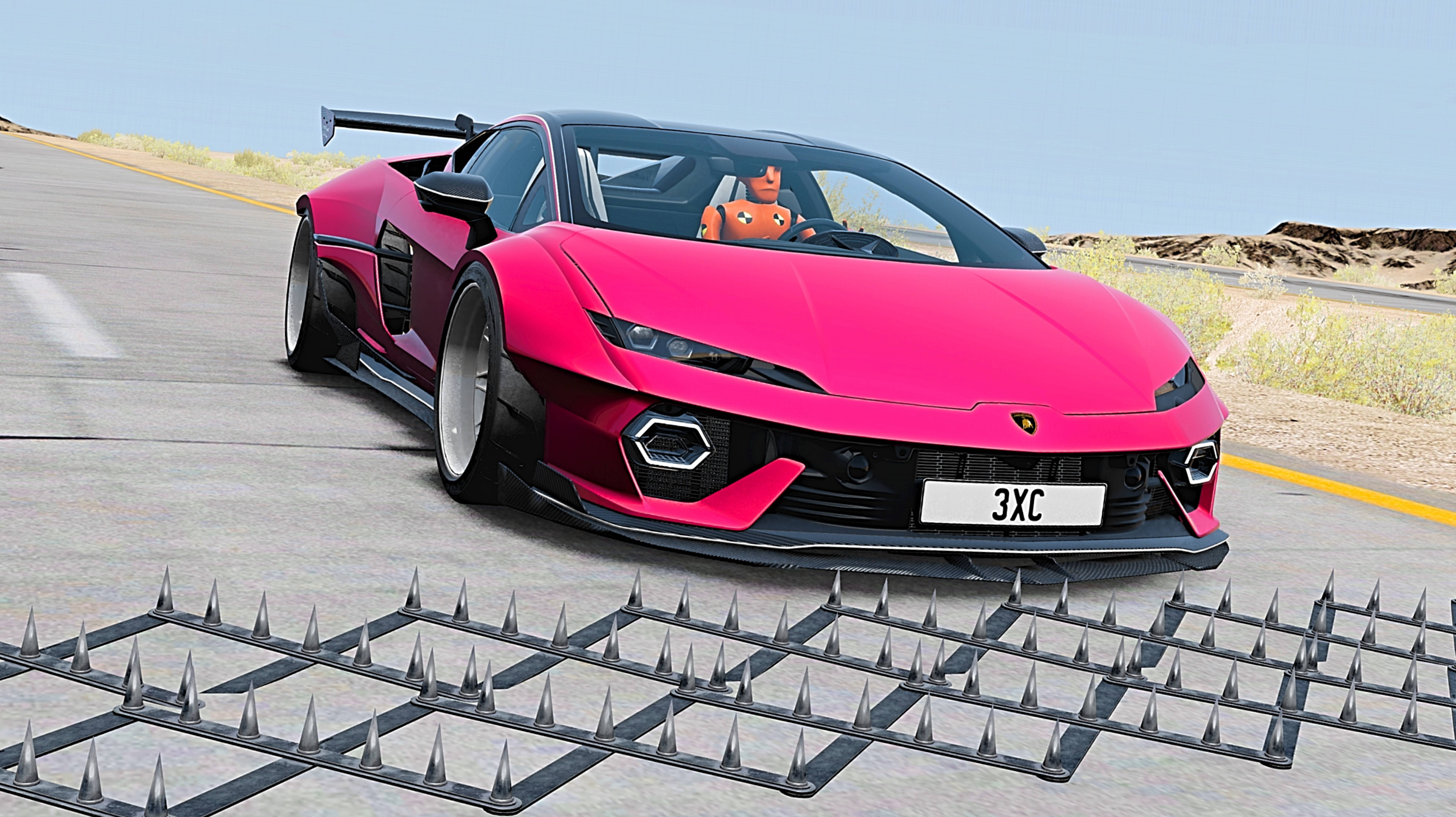 Массовая авария из-за шипов на дороге | Мультики про машинки - Сборник №71   🚔 Мир машинок 🚔