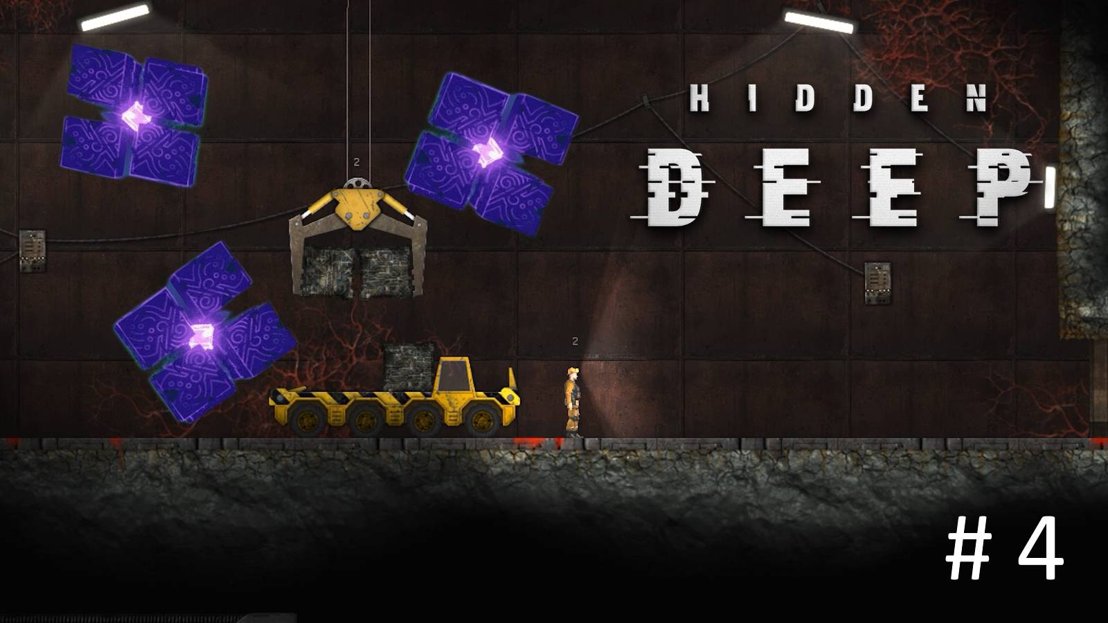 Hidden Deep, Прохождение #4 - ЭЛЕКТРОКУБЫ