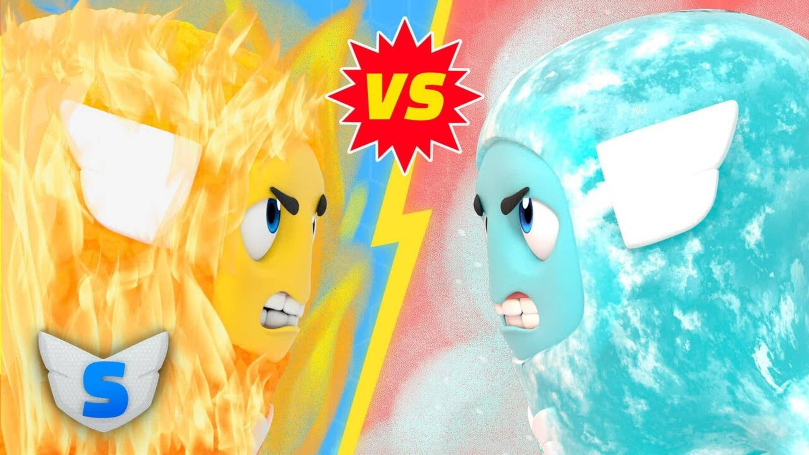 Мультики для детей. Супервизики - ГОРЯЧИЙ против ХОЛОДНОГО (Серия №1). Мультики для малышей