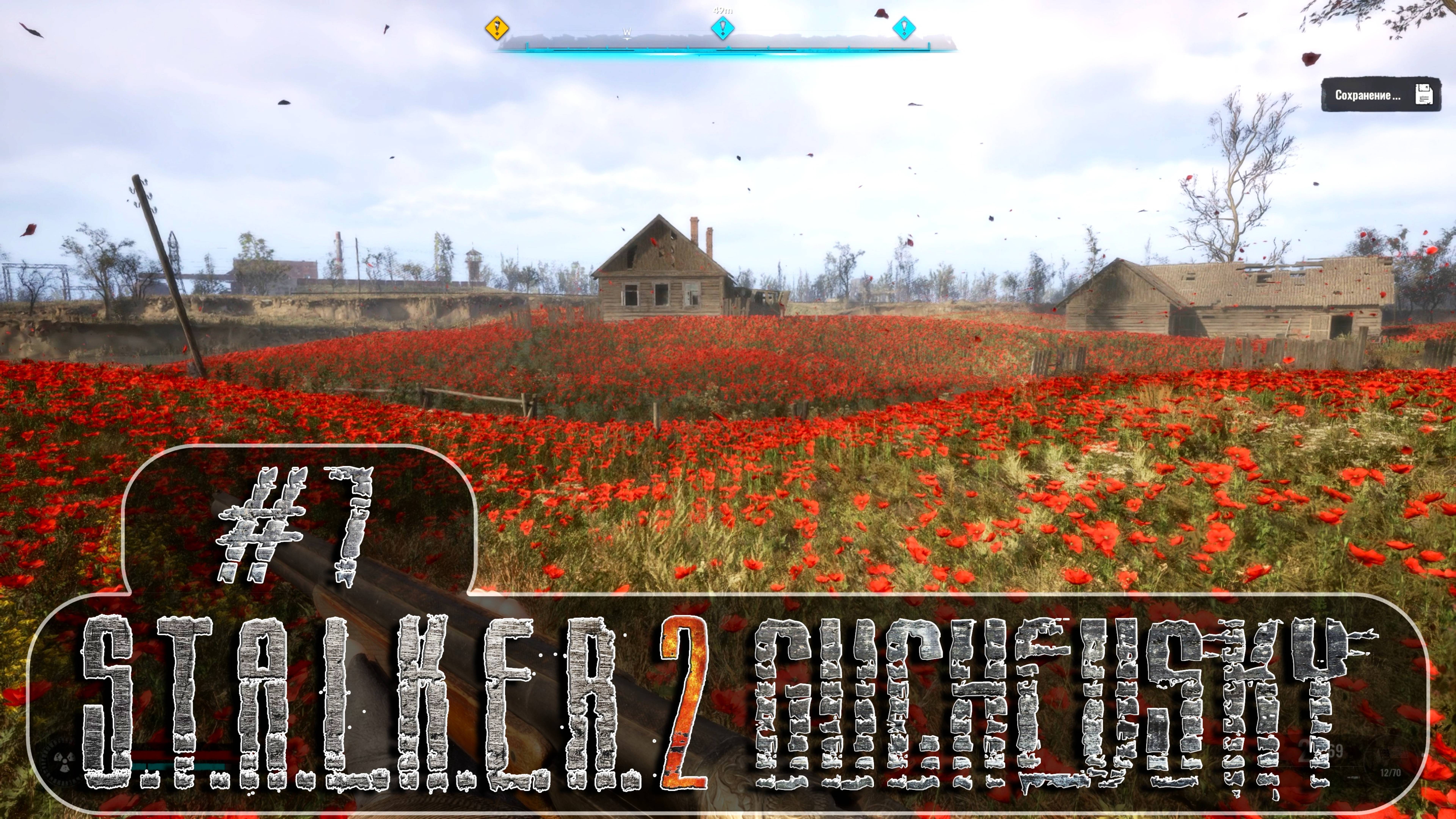 S.T.A.L.K.E.R. 2: Прохождение #7. МАКОВОЕ ПОЛЕ, артефакт для Косого, перегруз, игра на гитаре, плоти