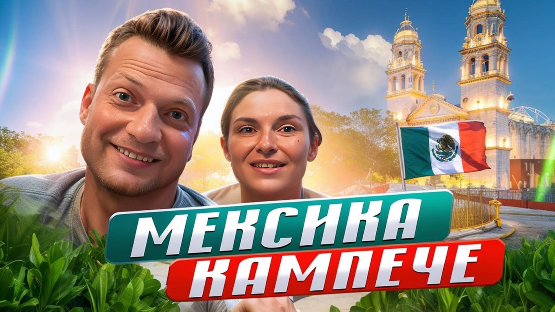 МЕКСИКА - СТРАНА КОНТРАСТОВ! Чем заняться в городе Кампече_ Живем в особняке втроем