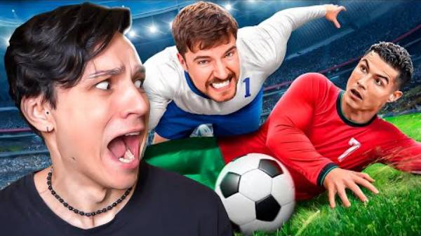 MrBeast ОБЫГРАЛ РОНАЛДУ В ФУТБОЛ!😱 ЛЕГЕНДАРНАЯ КОЛЛАБОРАЦИЯ ДВУХ ЛЕГЕНД!😭
