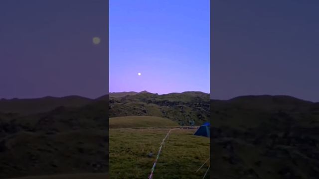 Вечерний Эльбрус. Северный склон. Семейный лагерь #семейныйотдых #путешествиясдетьми #эльбрус