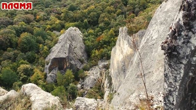 Выходной день в горах Адыгеи, канатная дорога по дороге на Лаго-Наки