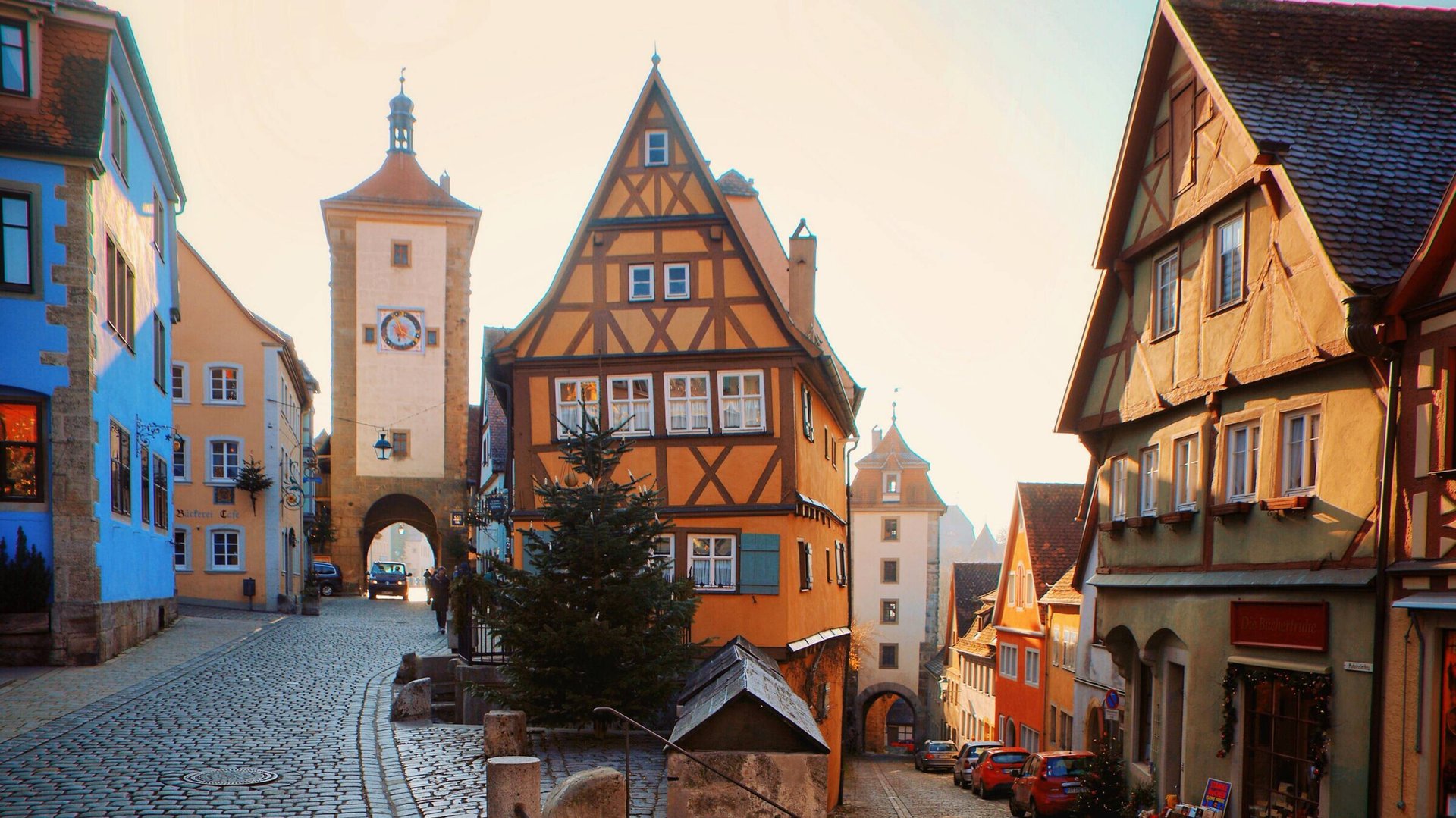 Ротенбург-об-дер-Таубер, один из самых красивых немецких городов - очаровательный, уникальный город