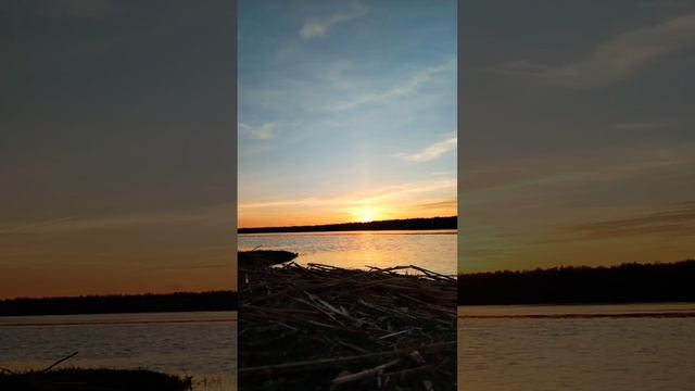 Закат на таймлапсе