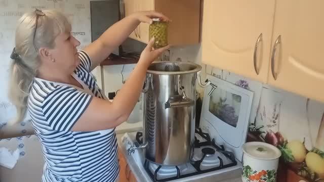 Консервированный ЗЕЛЁНЫЙ ГОРОШЕК в АВТОКЛАВЕ, проще не куда