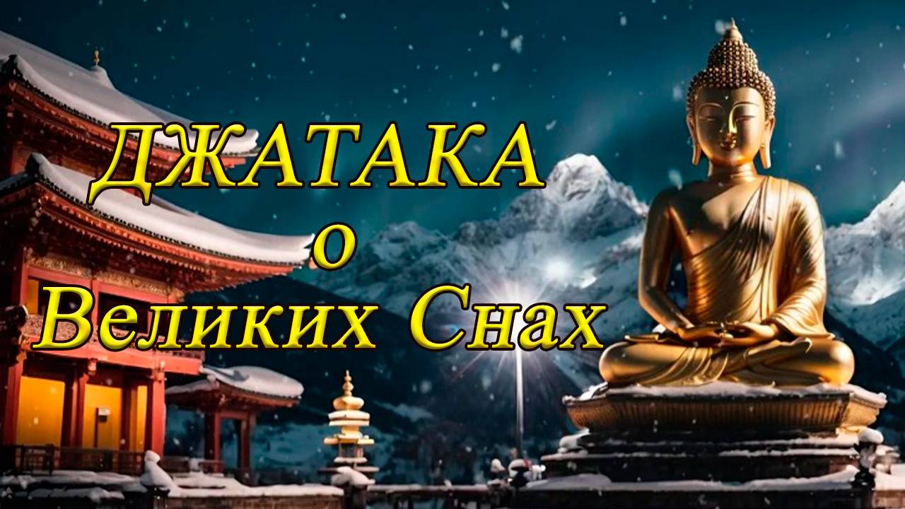 Джатака о ВЕЛИКИХ СНАХ. Мудрость Будды и путь к просветлению