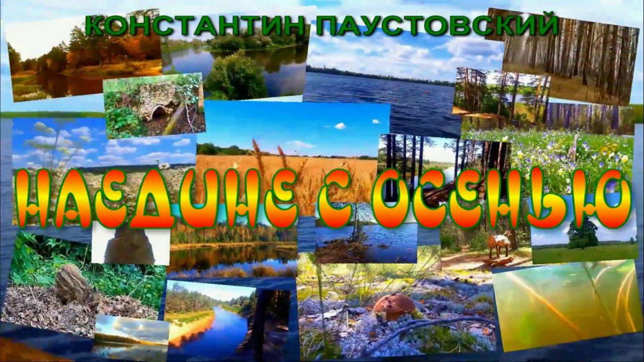 АУДИОКНИГА  ,,НАЕДИНЕ С ОСЕНЬЮ,,КОНСТАНТИН ПАУСТОВСКИЙ