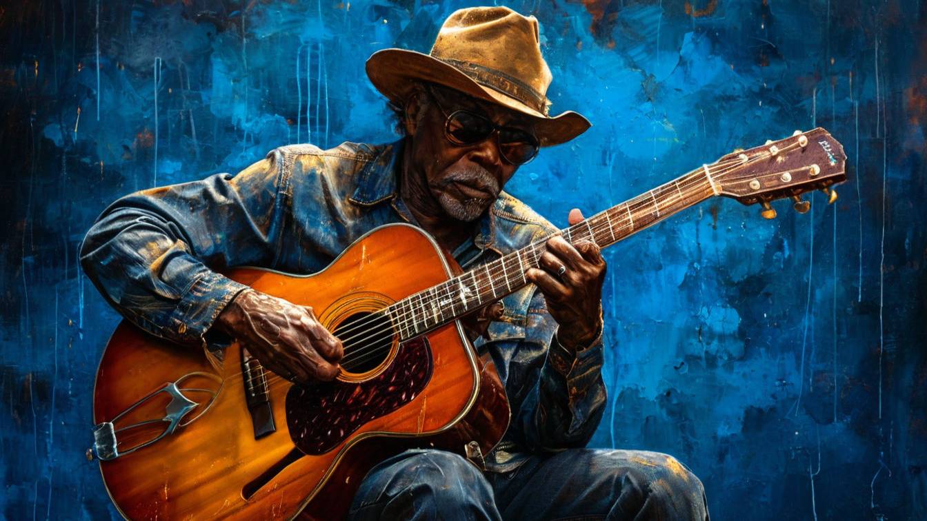 Восхитительный Блюз в Снежном пейзаже ❄ Успокаивающая блюзовая музыка от  Дилли