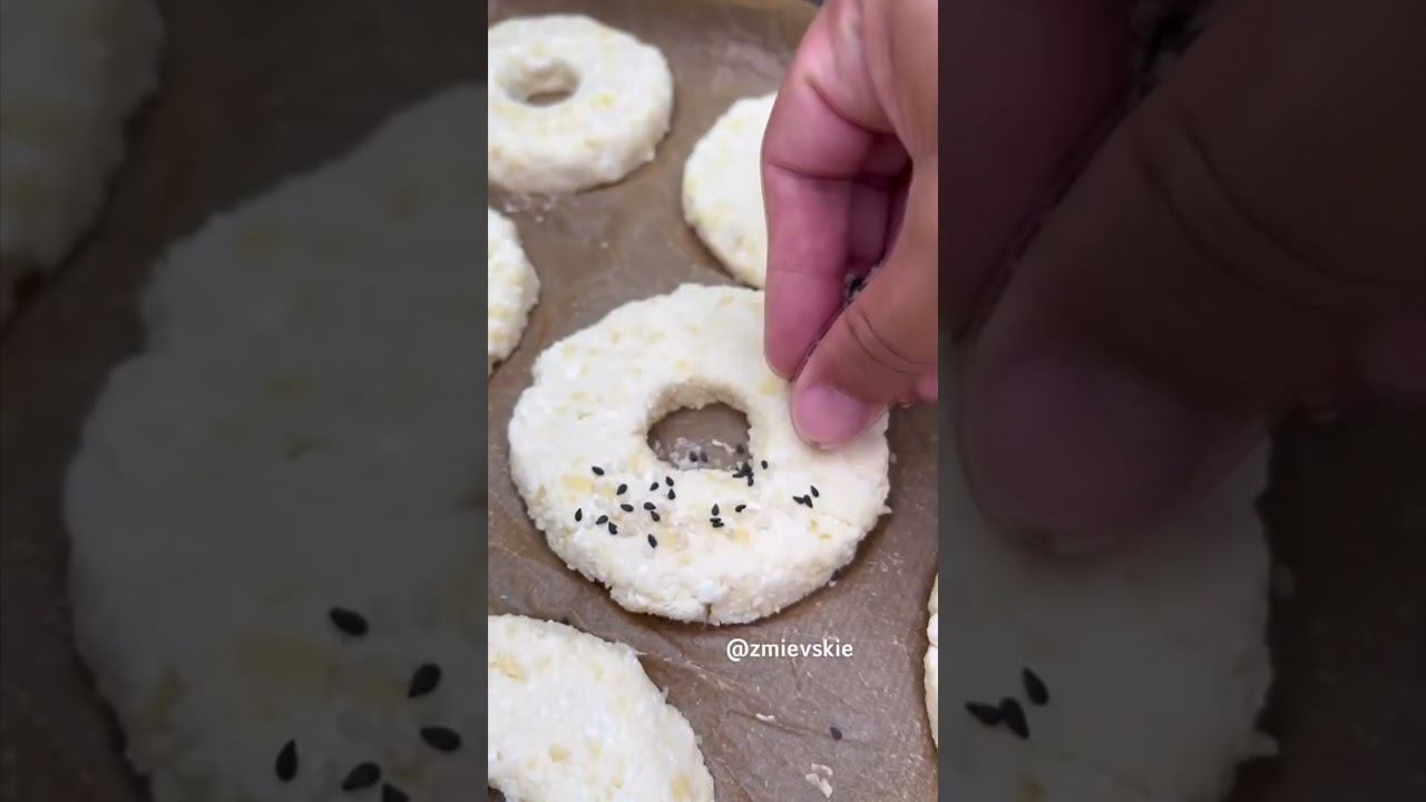 Творожные бублики с сыром