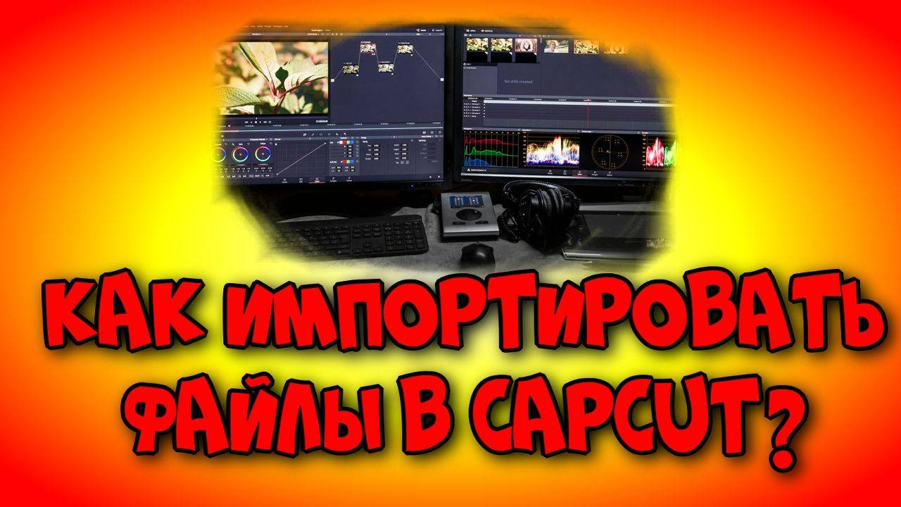 Импорт файлов в CapCut?(Урок3)