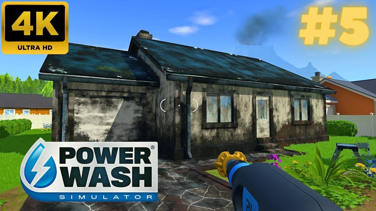 PowerWash Simulator: Отмыть домик #5 (4K)