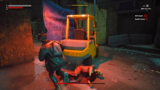 Acts of Blood Demo Разборки с Боссом Бензопила  на Заводе