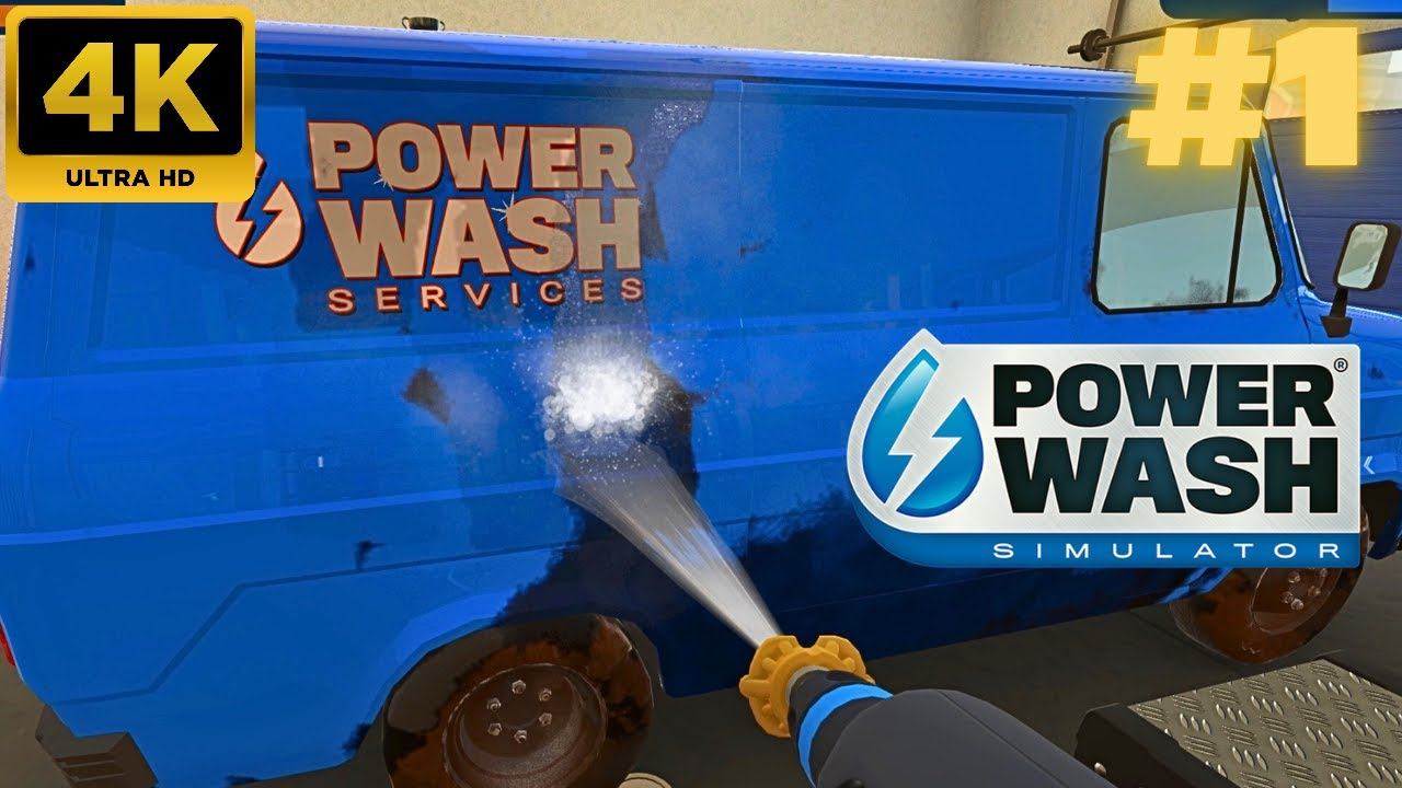 PowerWash Simulator: Отмыть фургон #1 (4K)