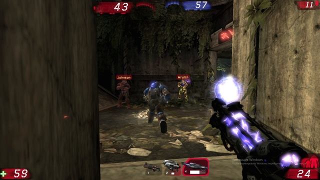 Unreal Tournament 3. Режим Командный Матч. Карта Eden Inc