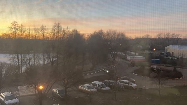 Рассвет в Совхозе им. Ленина