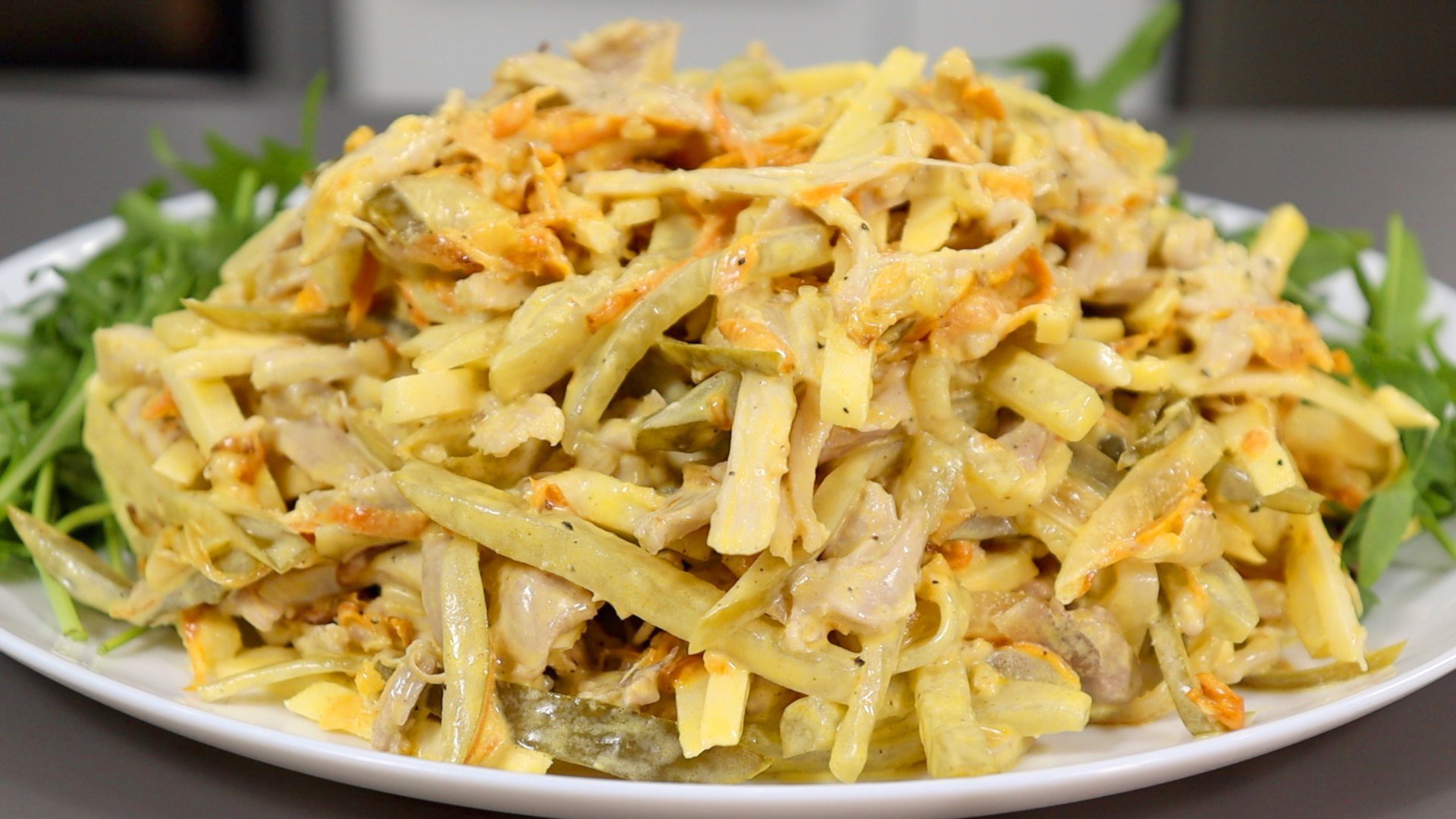 Ни одного праздника без этого салата! Ну очень вкусный САЛАТ "ОБЖОРКА"