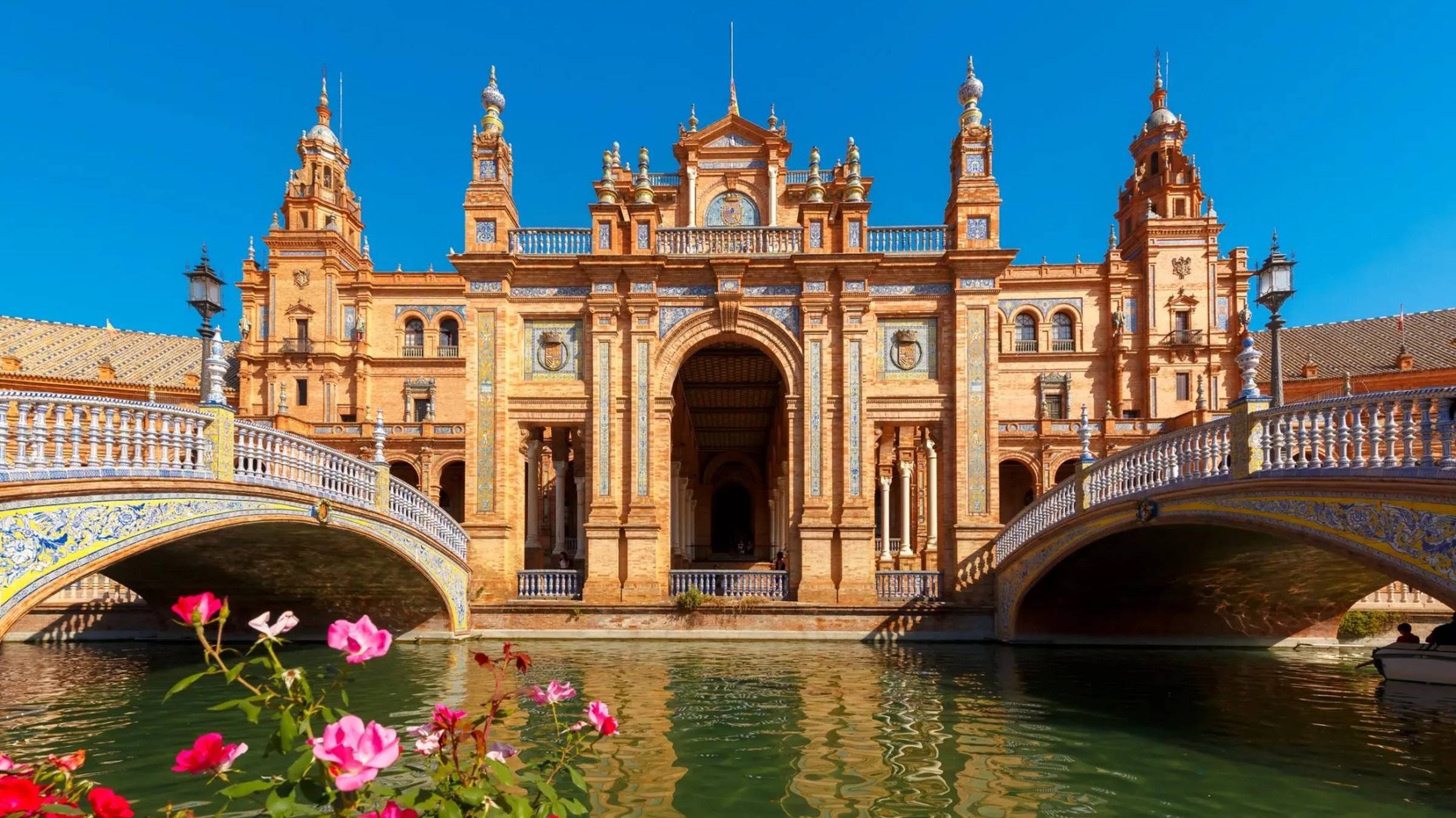 Севилья, Испания - пешая экскурсия 4K-HDR