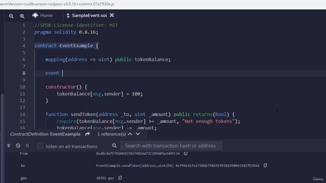 5006 Events As Return Variables