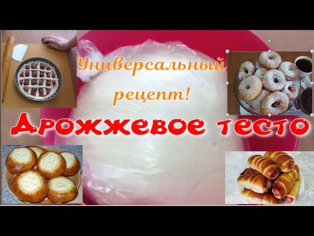 Дрожжевое тесто. Универсальный рецепт, плюс секрет!
