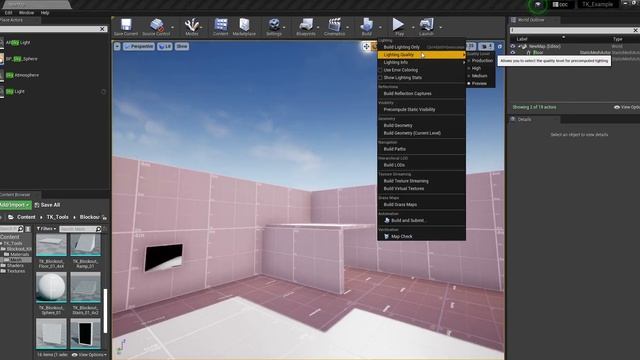 05 - Unreal 4 - Baking Static Lighting