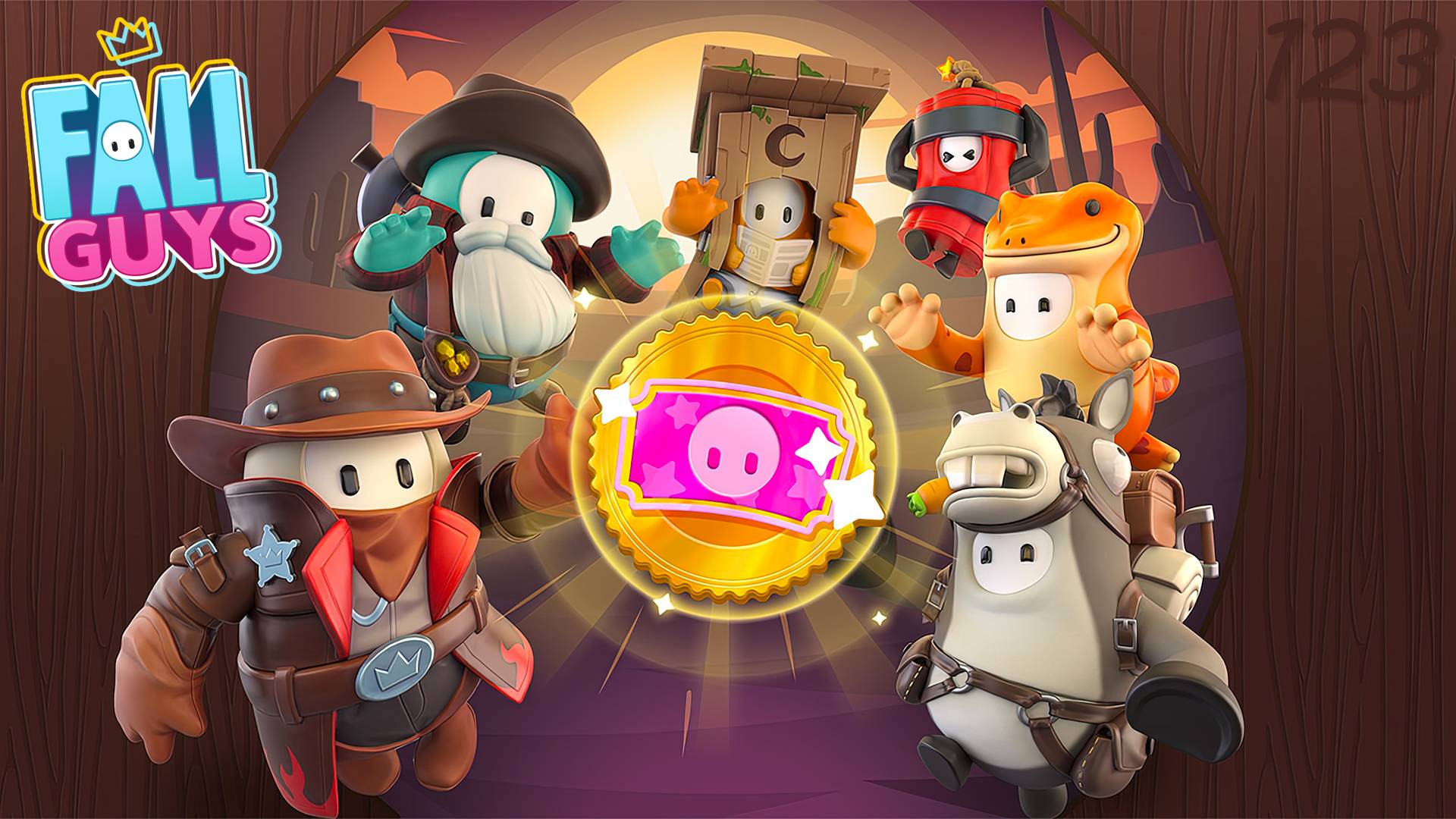 Славный абонемент на Диком Западе – Fall Guys #123