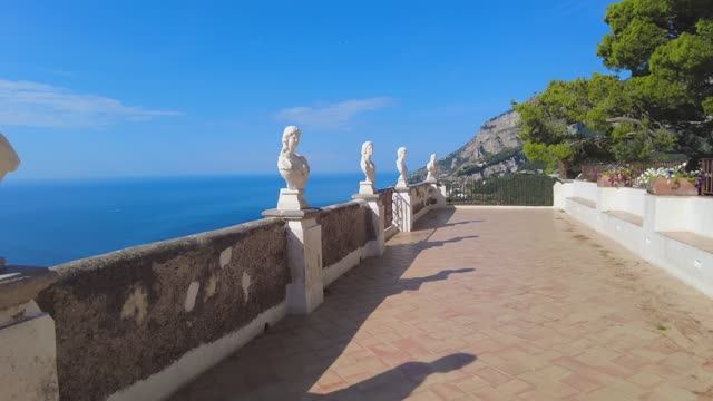 Равелло - Амальфи - Виллы Чимброне! Пешеходная экскурсия по красивой итальянской деревне, 4K 60fps