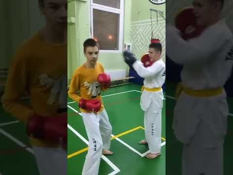 Инклюзивная тренировка по тхэквондо
