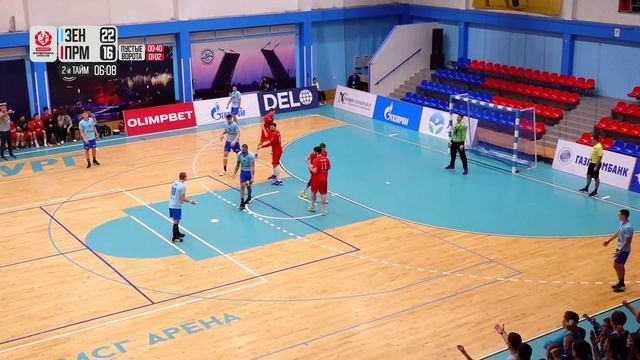 Броски Зенита в игре Зенит - Перм Мед (подготовка ко 2ому кругу)