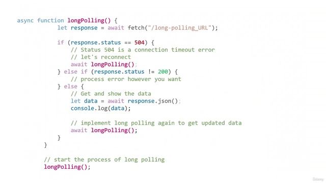 506. Long Polling - an alternative to WebSockets