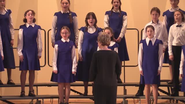 Русская народная песня "Прибаутки", обработка А.Никольского, переложение для хора В.Попова