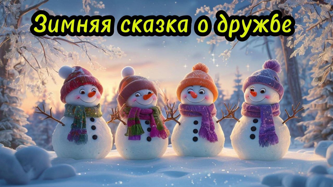 Зимняя сказка о дружбе | Детские сказки онлайн | Сказки на ночь | истории для малышей|аудиосказка