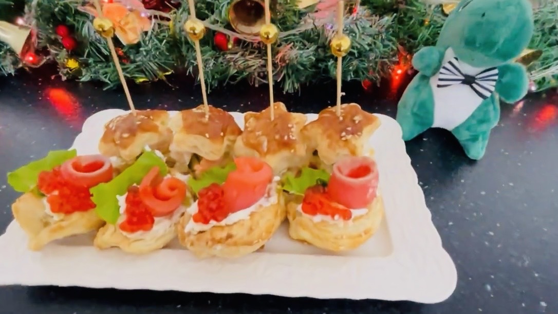 Закуска 💥 Украсит любой новогодний стол! Рыба и креветки