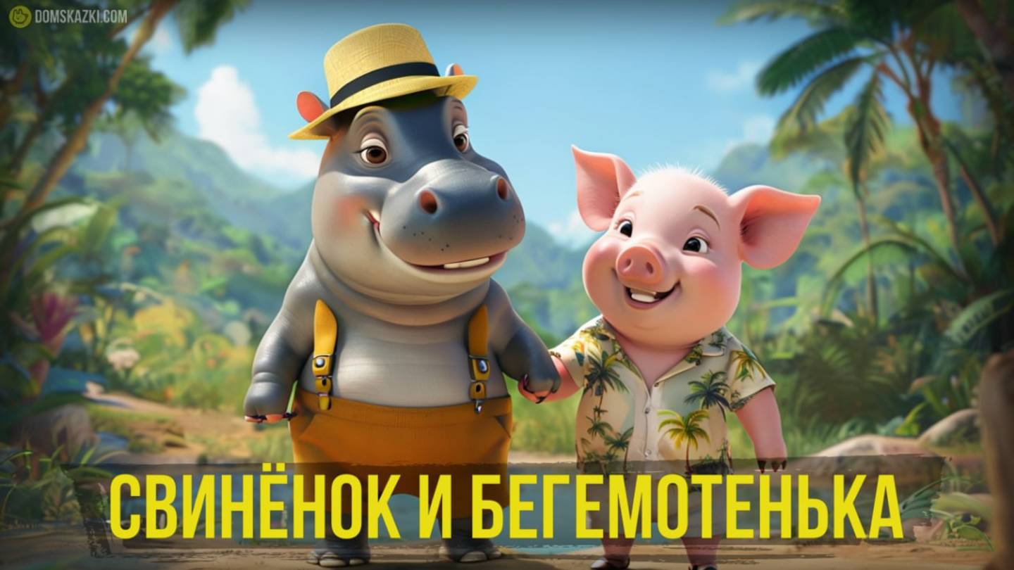 Свинёнок и Бегемотенька | Развивающие сказки