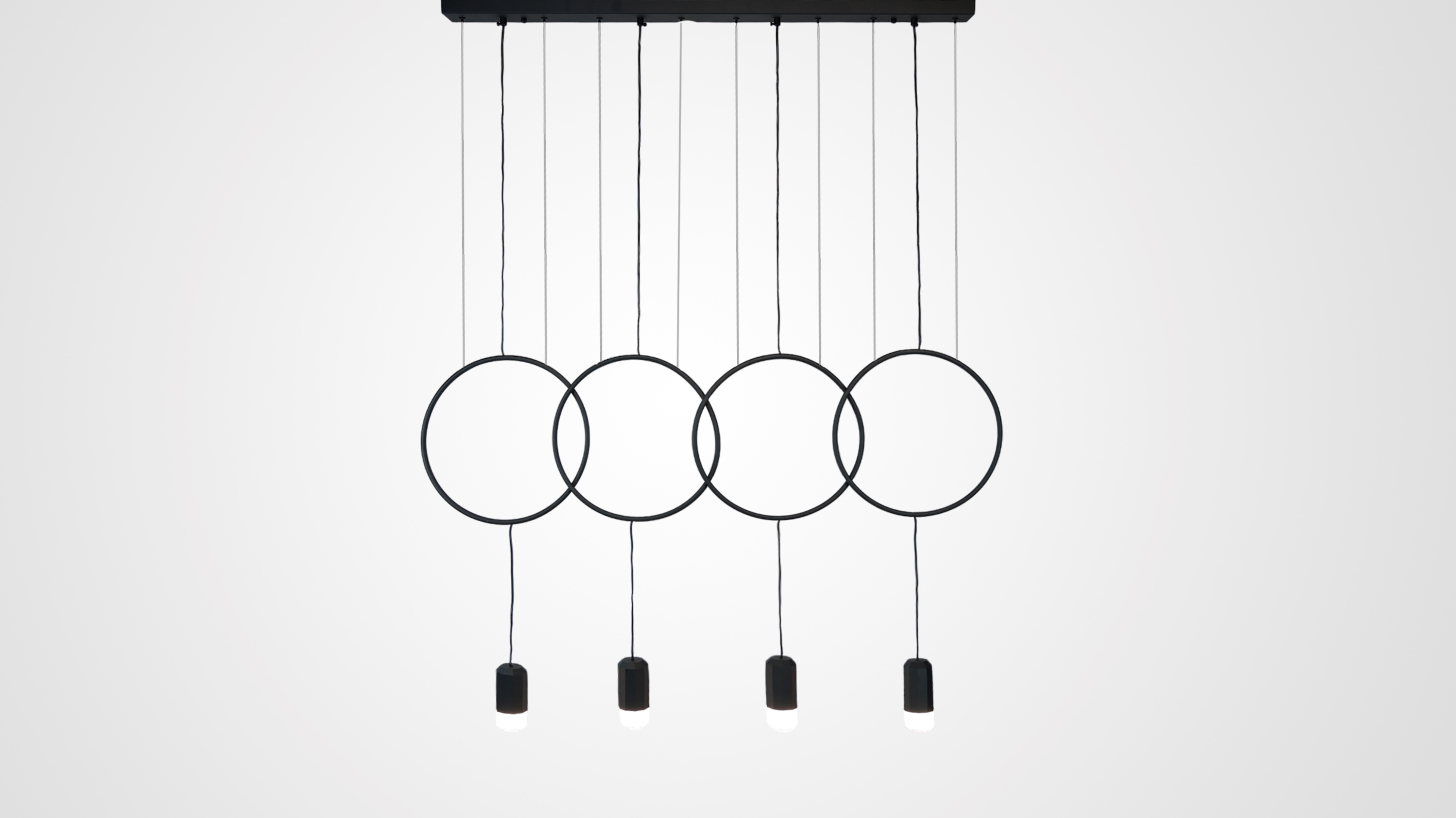 Подвесной светильник FORVET BLACK L4