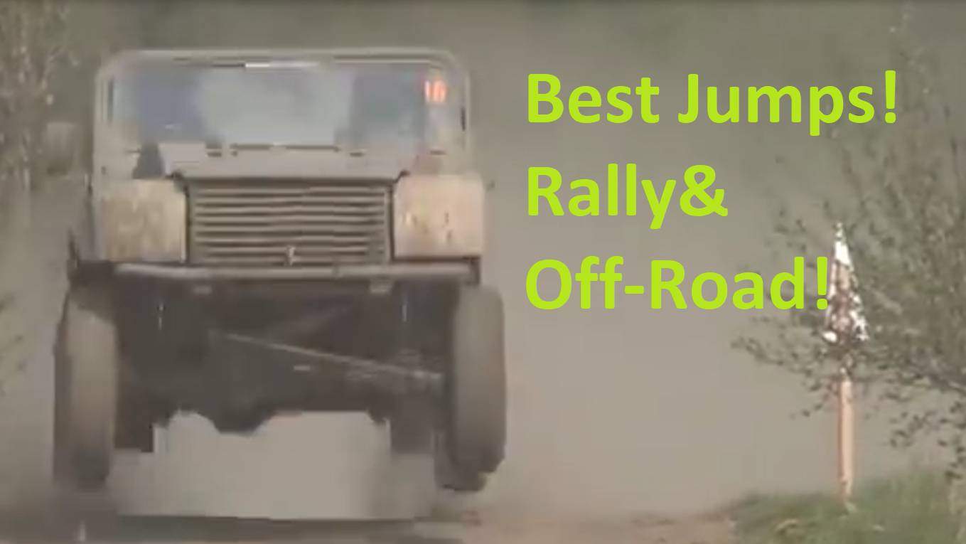 Гоночные машины взлетают - Best Rally Jump