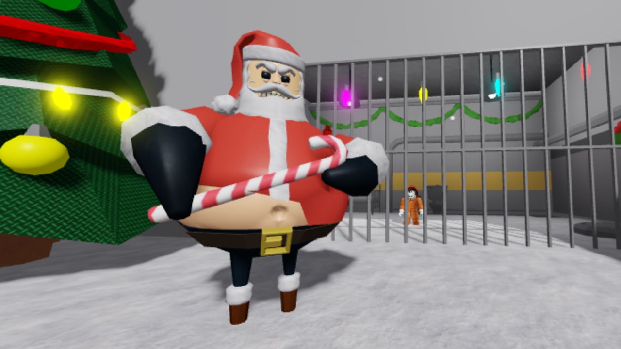 Я играю roblox прохожу новогоднего Бари