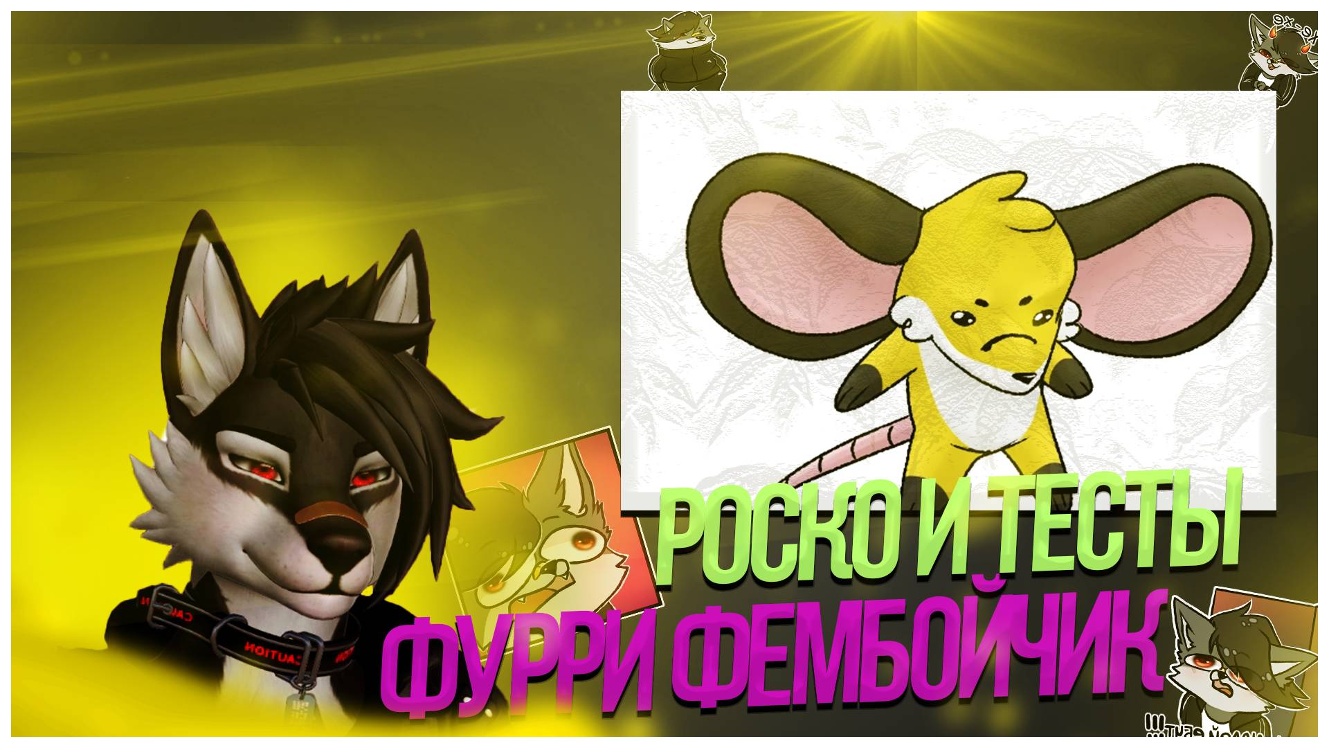 🐺 Роско проходит тест "Фурри фембойчик ли ты? Да или нет?"