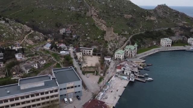 Балаклава с высоты птичьего полета.