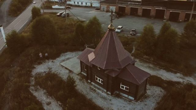 Церьковь Веры,  Надежды , Любови и Софии в п. Шерегеш,  Кемеровская область