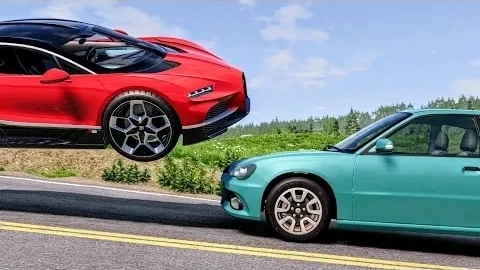 Авария на высокой скорости #223 — BeamNG Drive