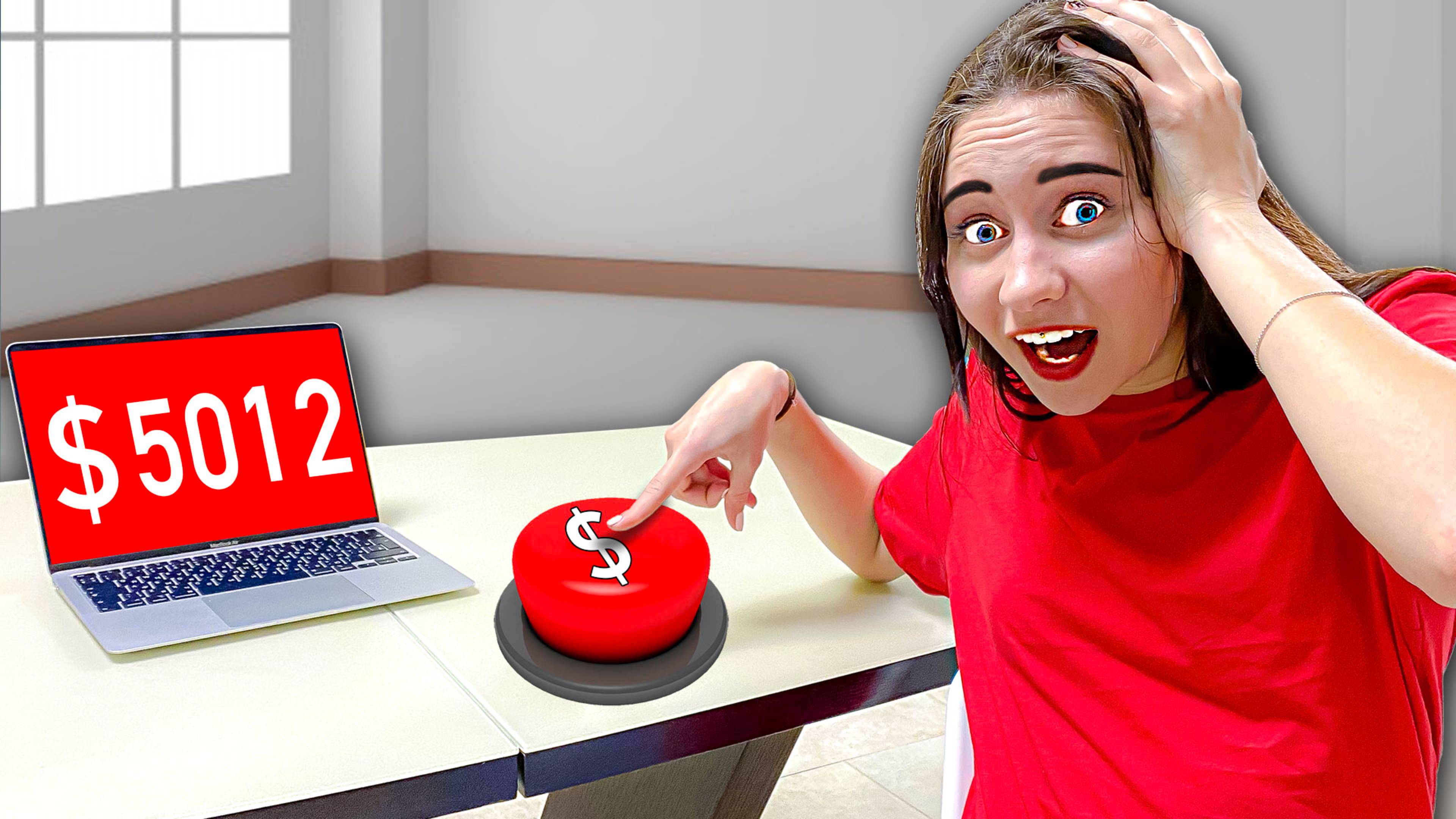 Кто Последний Перестанет Нажимать на Денежную Кнопку, Сохранит Сумму - Челлендж