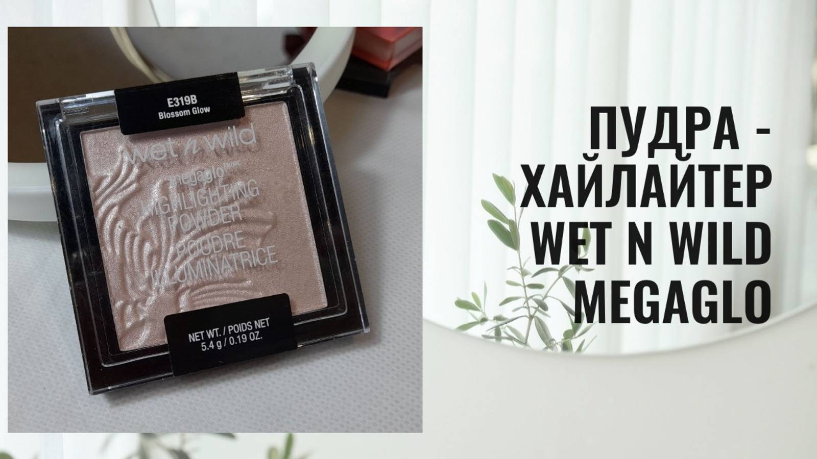 Новая пудра - хайлайтер Wet n Wild MegaGlo
