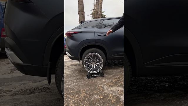 Omoda C5 на примерке дисков в 18-ом диаметре #примеркадисков #omoda