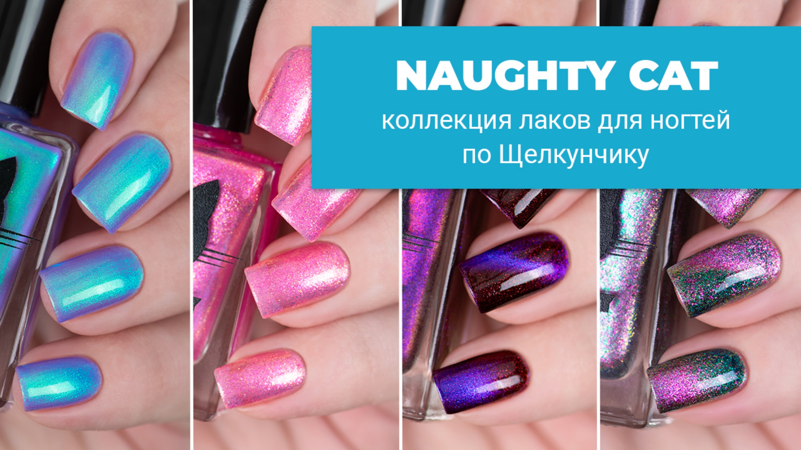 NAUGHTY CAT || Щелкунчик || коллекция обычных лаков для ногтей январь 2025