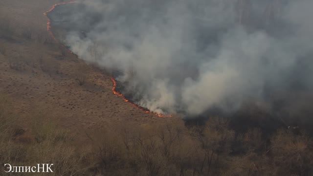 Пожары вокруг города Новокузнецка 1 мая 2022г.