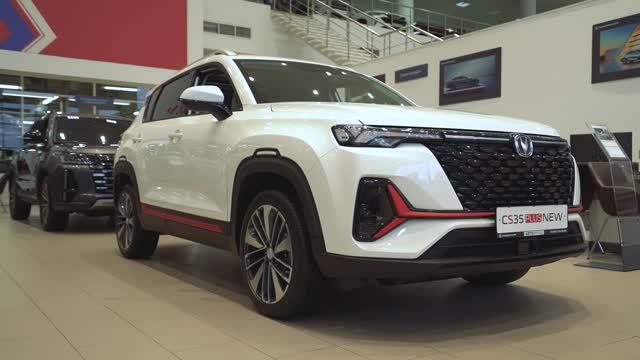 Changan CS35PLUS NEW_Tech 1.4Т (150 л.с,бензин) 7DSG FWD_Белый_АВТОРУСЬ Подольск